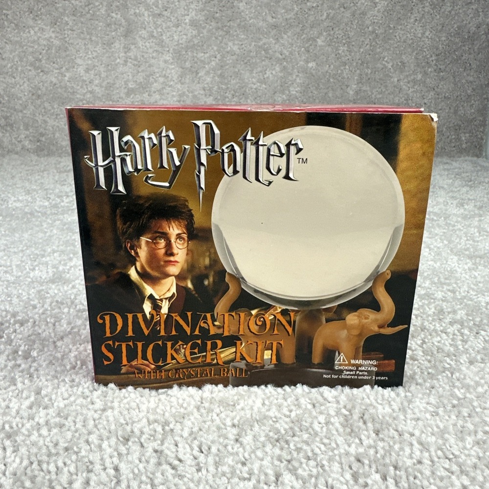 Harry Potter Divination Sticker Kit With Crystal‎ Ball 2007 - Open Box
